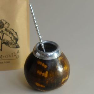 Maté Gourd,  Bombilla and Yerba Maté (100g) set